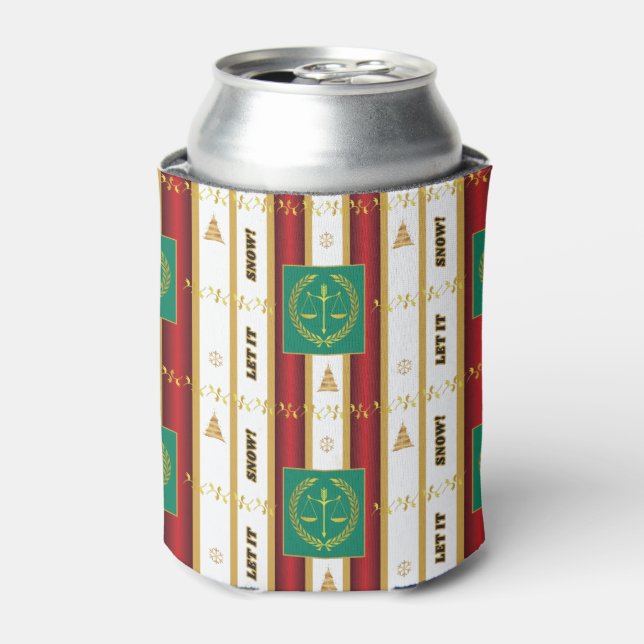 Weihnachten des Anwalts - Lass es schneebedeckte G Dosenkühler (Kanne Vorderseite)