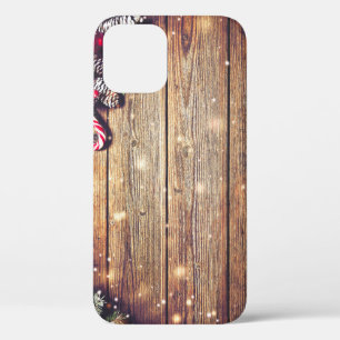 Weihnachten des Baumes: dunkles Holz Case-Mate iPhone Hülle