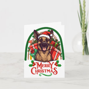 Weihnachten des deutschen Hirten Karte