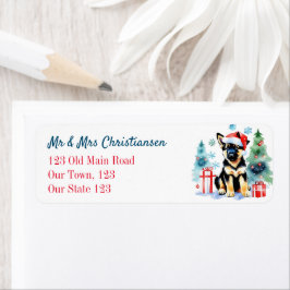 Weihnachten des Deutschen Schäferhirns für Hunde