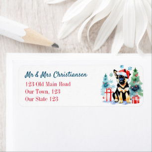 Weihnachten des Deutschen Schäferhirns für Hunde