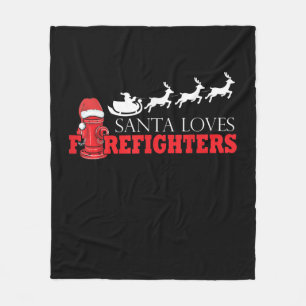 Weihnachten des Feuerwehrmanns Weihnachtsgeschenke Fleecedecke