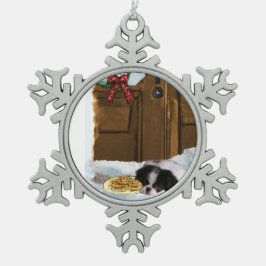 Weihnachten des japanischen Kinos Schneeflocken Zinn-Ornament