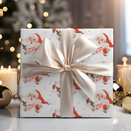 Weihnachten des Mittelalters Weihnachtsmann Geschenkpapier