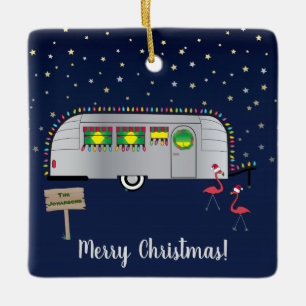 Weihnachten des Snowvogels Keramikornament