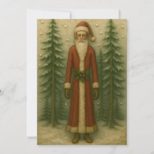 Weihnachten des Vaters in der Weihnachtskarte des 
