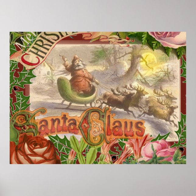 Weihnachten des Weihnachtsmanns Poster (Vorne)