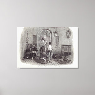 Weihnachten: "Die Komplimente der Jahreszeit " Leinwanddruck