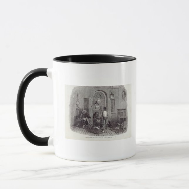 Weihnachten: "Die Komplimente der Jahreszeit " Tasse (Links)