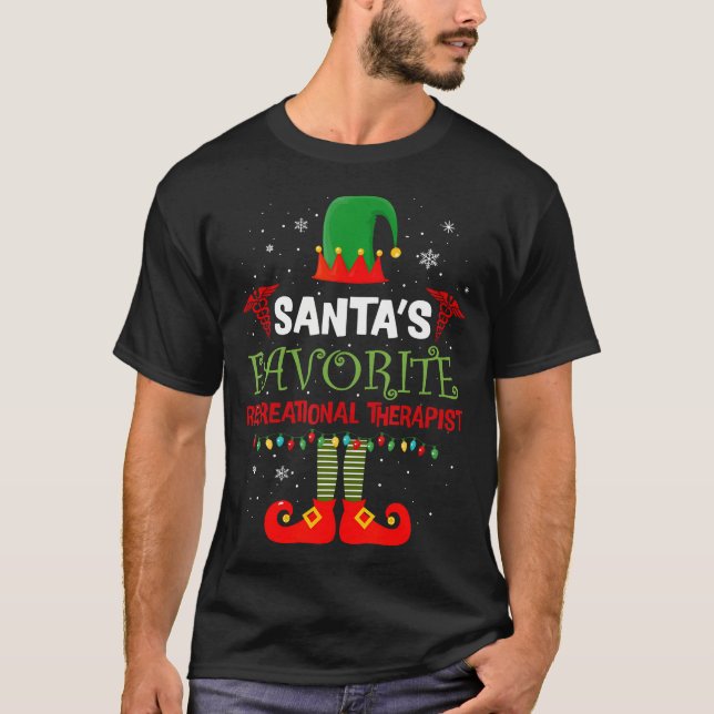 Weihnachten - Die Lieblingstherapie des Weihnachts T-Shirt (Vorderseite)