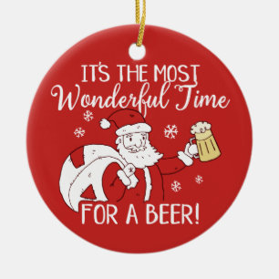 Weihnachten die meiste wunderbare Zeit für ein Keramikornament