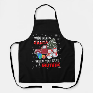 Weihnachten, die Weihnachten brauchen, wenn Sie ei Schürze