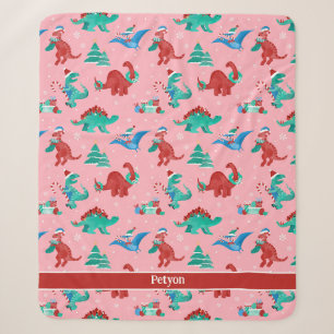 Weihnachten Dinosaurier Kinder Spaß Urlaub Persona Sherpadecke