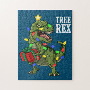 Weihnachten Dinosaurier Tree Rex Boys Girls Kinder Puzzle