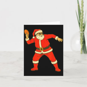 Weihnachten Disc Golf Vintage Lustiger Santa Xmas Karte