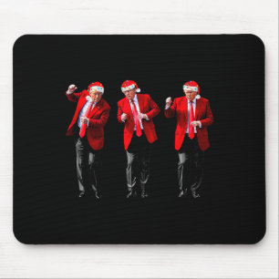 Weihnachten Donald Trump Präsident 2024 Tanzend Lu Mousepad