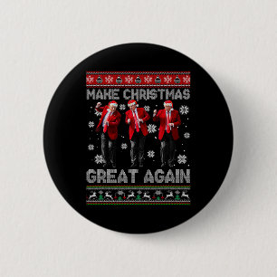 Weihnachten Donald Trump Präsident 2024 Tanzfunn Button