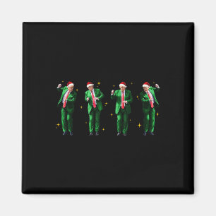 Weihnachten Donald Trump Präsident 2024 Tanzfunn Magnet