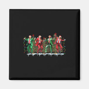 Weihnachten Donald Trump Präsident 2024 Tanzfunn Magnet