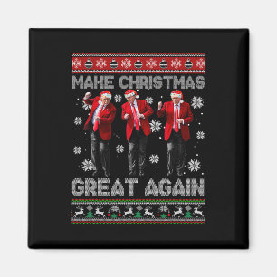 Weihnachten Donald Trump Präsident 2024 Tanzfunn Magnet