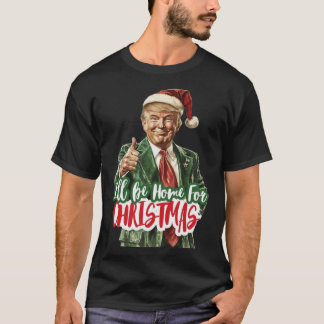 Weihnachten Donald Trump Präsident 2024 Tanzfunn T-Shirt