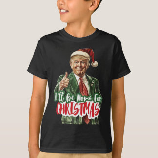 Weihnachten Donald Trump Präsident 2024 Tanzfunn T-Shirt