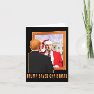 Weihnachten Donald Trump Präsident 2024 Trump Rett Karte