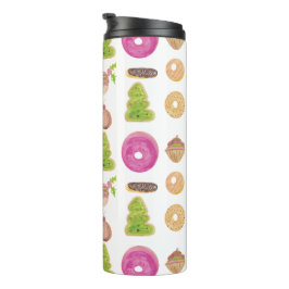 Weihnachten Donuts Cupcakes Kekse Backwaren Backwa Thermosbecher