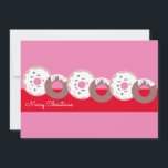 Weihnachten Donuts Sprinkles Bäckerei Frohe Weihna Einladung<br><div class="desc">WeihnachtsDonuts</div>