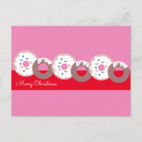 Weihnachten Donuts Sprinkles Bäckerei Frohe Weihna