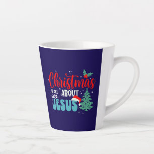 Weihnachten dreht sich alles um Jesus-43687 Latte Milchtasse