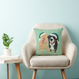 Weihnachten Dudley und Berner Kissen
