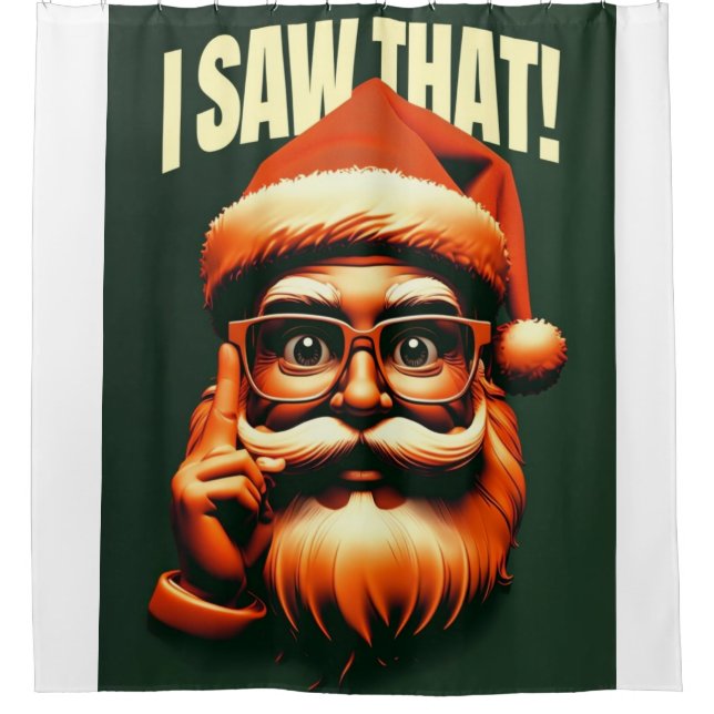 Weihnachten Duschvorhang (Vorderseite)