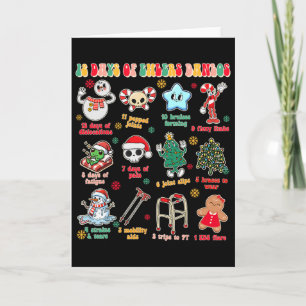 Weihnachten Eds Chronische Krankheit Xmas 12 Tage Karte