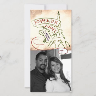 Weihnachten Eiffelturm Weihnachtsfoto Karte