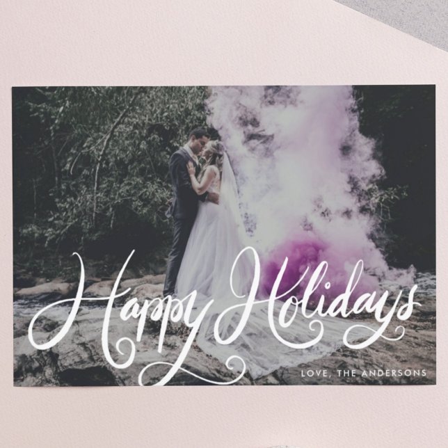 Weihnachten ein Foto mit weißen Buchstaben (Von Creator hochgeladen)