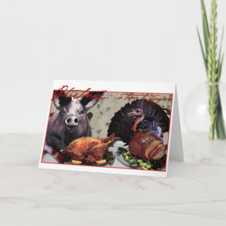 Weihnachten… eine Zeit zu verzeihen Feiertagskarte