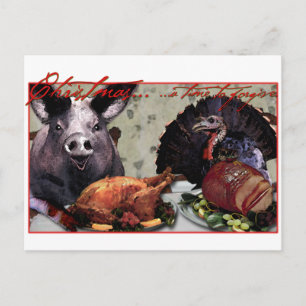 Weihnachten… eine Zeit zu verzeihen Feiertagspostkarte