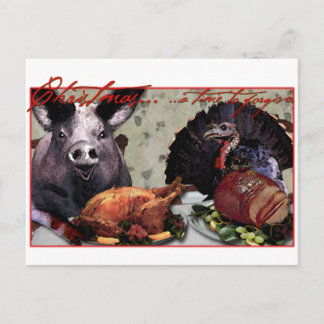 Weihnachten… eine Zeit zu verzeihen Feiertagspostkarte