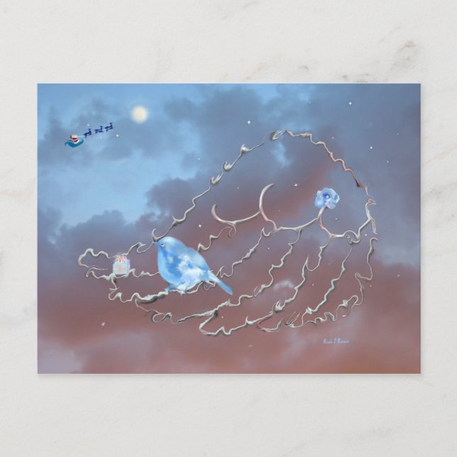 Weihnachten eines Bluebird! (Vorderseite)