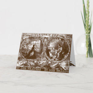 Weihnachten eines Soldaten - Grußkarte