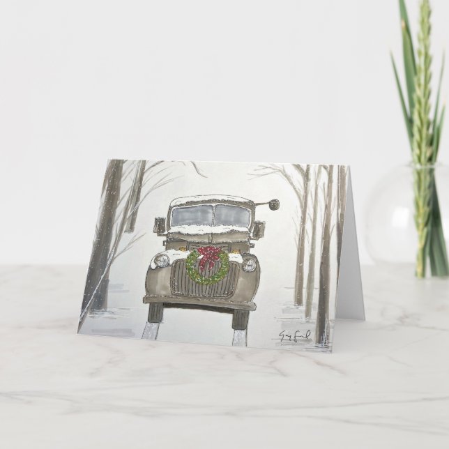 Weihnachten eines Soldaten ・ Weihnachtskarte (Vorderseite)