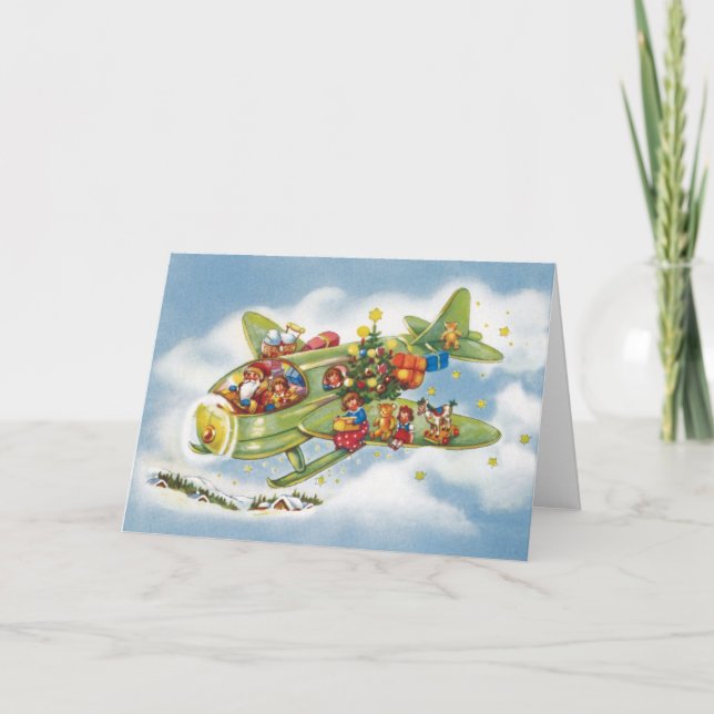 Weihnachten, einfach zu individualisieren feiertagskarte (Vorderseite)