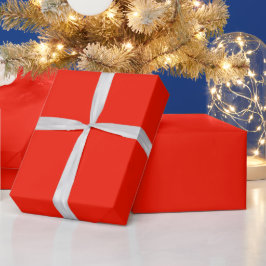 Weihnachten einfarbig rot geschenkpapier