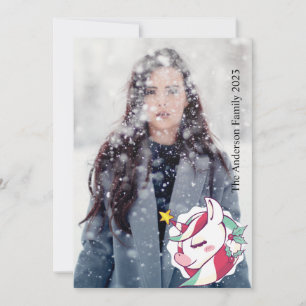 Weihnachten Einhorn Fügen Sie Ihre eigene Foto-Url