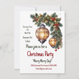 Weihnachten einladen einladung