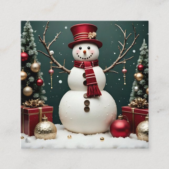 Weihnachten - Eintrittskarte Begleitkarte (Vorderseite)