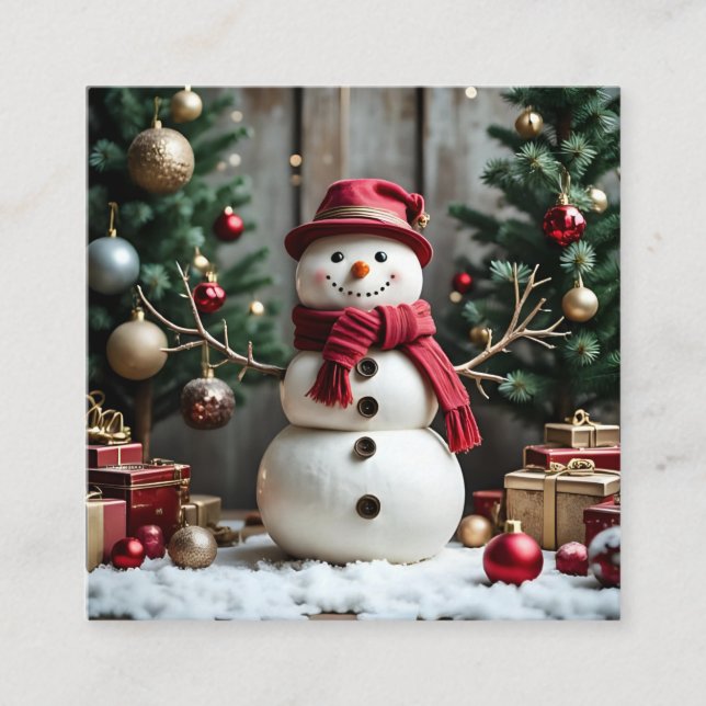 Weihnachten - Eintrittskarte Begleitkarte (Vorderseite)