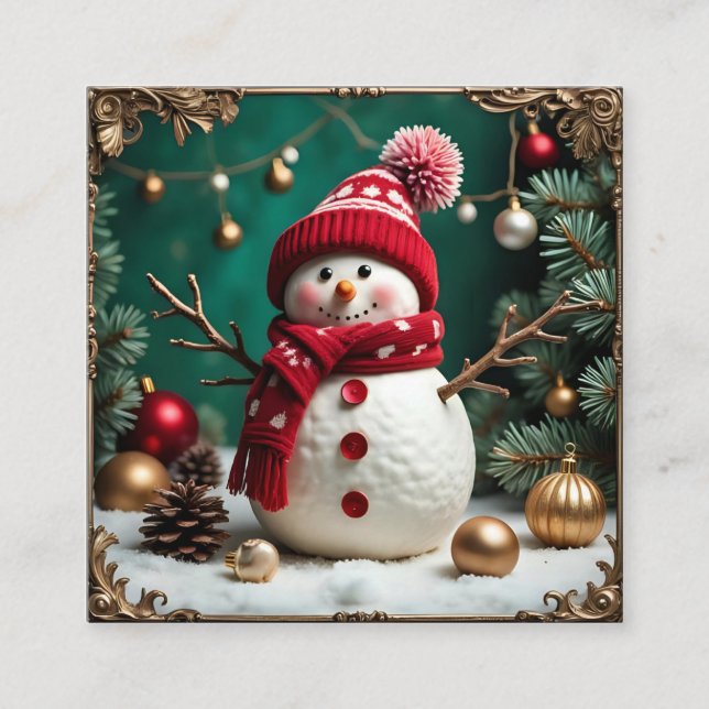 Weihnachten - Eintrittskarte Begleitkarte (Vorderseite)