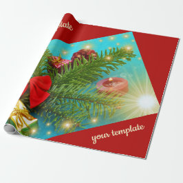 Weihnachten einzigartig, glänzend verpackt Papier, Geschenkpapier